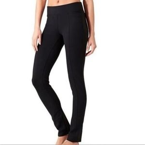 Athleta women's black metro skinny yoga pant size XXS